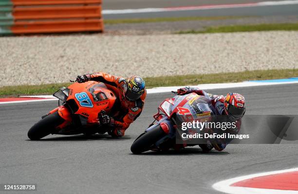 Remy Gardner of Australien, Tech 3 KTM Factory Racing, Fabio di Giannantonio of Italien, Gresini Racing MotoGP during the MotoGP of Netherlands -...