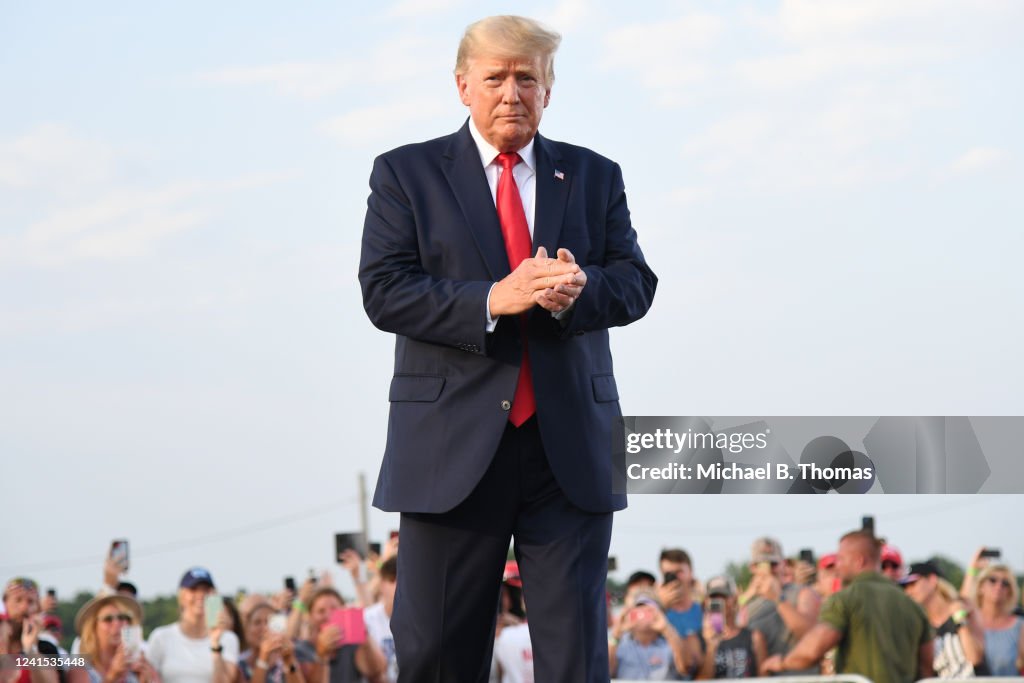 Donald Trump Hosts A Rally In Illinois