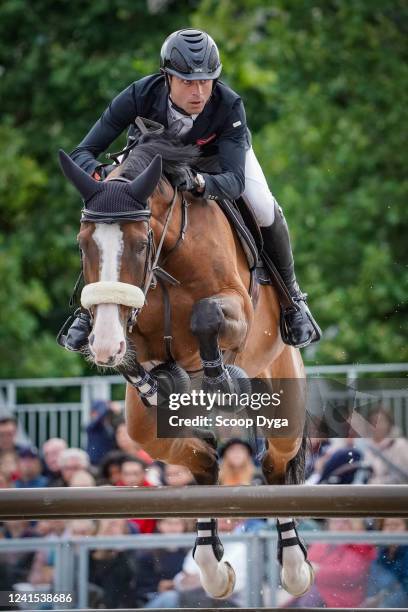 Levy Edward riding Rebeca LS during the Longines Global Champions Tour Prix - Paris Eiffel Jumping at Eiffel Tower on June 25, 2022 in Paris, France.