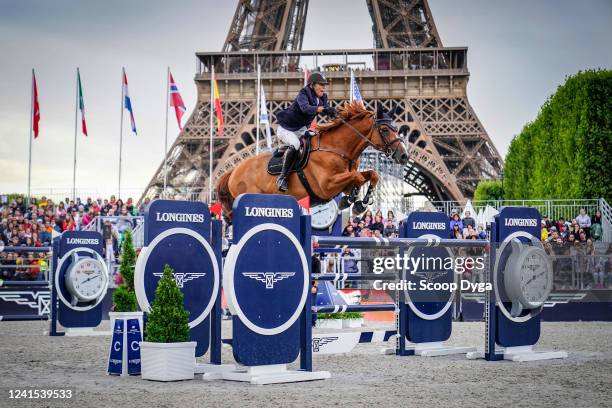 Van der Vleuten Eric riding Dreamland during the Longines Global Champions Tour Prix - Paris Eiffel Jumping at Eiffel Tower on June 25, 2022 in...