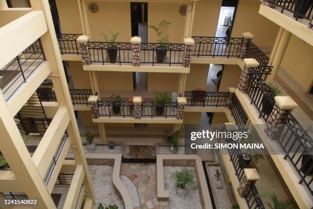View of inside Hope Hostel which is getting ready to welcome the migrants from the United Kingdom in Kigali, Rwanda, on June 25, 2022. The Rwandan...