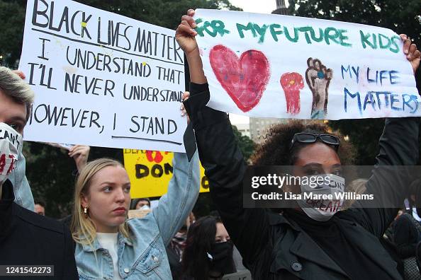 Sydney Black Lives Matter Rally In Solidarity With U.S. Protests Over Death Of George Floyd Sydney Black Lives Matter Rally In Solidarity With U.S. Protests Over Death Of George Floyd