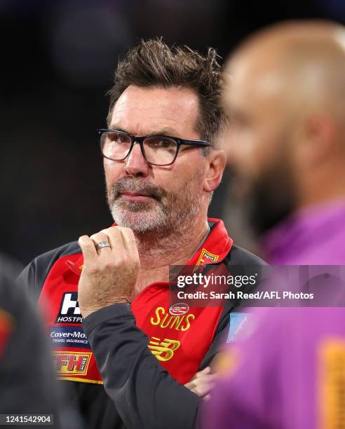 Gold Coast Suns General Manager Wayne Campbell during the 2022 AFL Round 15 match between the Port Adelaide Power and the Gold Coast Suns at the...