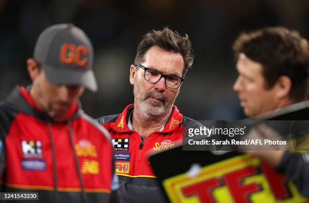 Gold Coast Suns General manager Wayne Campbell during the 2022 AFL Round 15 match between the Port Adelaide Power and the Gold Coast Suns at the...