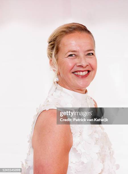 Princess Mabel of The Netherlands attends the Amsterdamdiner fundraiser for the AIDS Foundation on June 25, 2022 in Amsterdam, Netherlands.