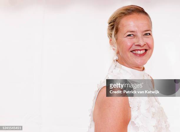 Princess Mabel of The Netherlands attends the Amsterdamdiner fundraiser for the AIDS Foundation on June 25, 2022 in Amsterdam, Netherlands.