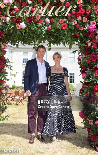 Josh Hartnett and Tamsin Egerton attend Cartier Style Et Luxe at the Goodwood Festival Of Speed 2022 on June 26, 2022 in London, England.