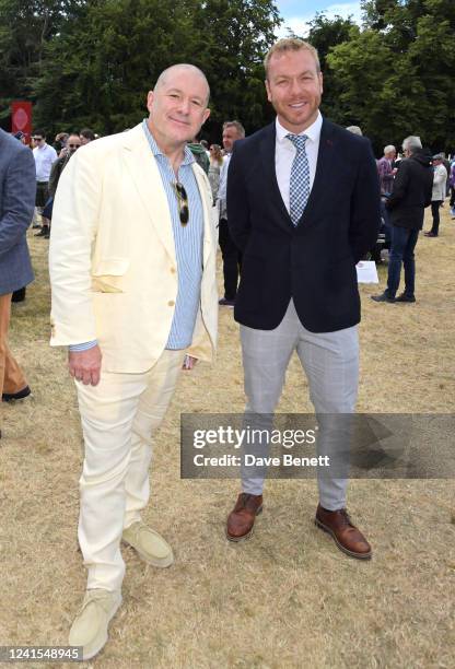 Sir Jony Ive and Sir Chris Hoy attend Cartier Style Et Luxe at the Goodwood Festival Of Speed 2022 on June 26, 2022 in London, England.