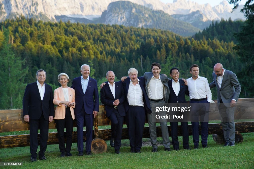 G7 Leaders Convene For Summit At Schloss Elmau