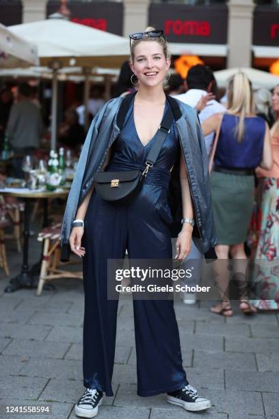 Leonie Brill during the Constantin Film Open House and Reception as part of the Filmfest München at Cafe Roma on June 26, 2022 in Munich, Germany.