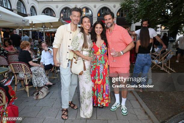 Wayne Carpendale, Annemarie Carpendale, Chryssanthi Kavazi and Tom Beck during the Constantin Film Open House and Reception as part of the Filmfest...