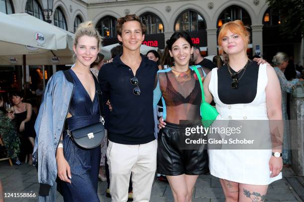 Leonie Brill, Tim Oliver Schultz, Sayneb Nesha Saleh, Sophie Passmann during the Constantin Film Open House and Reception as part of the Filmfest...