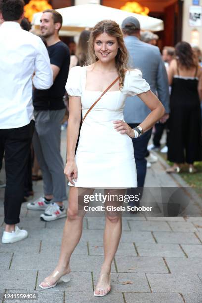 Lara Mandoki during the Constantin Film Open House and Reception as part of the Filmfest München at Cafe Roma on June 26, 2022 in Munich, Germany.