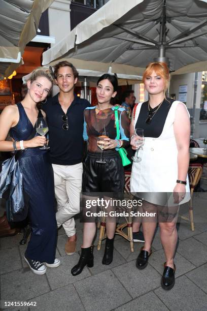 Leonie Brill, Tim Oliver Schultz, Sayneb Nesha Saleh, Sophie Passmann during the Constantin Film Open House and Reception as part of the Filmfest...