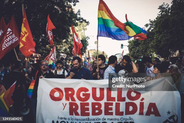 Caravan on Gay Pride Day in Seville on June 26 , 2022 in Seville, Spain.