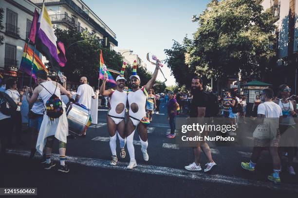 Caravan on Gay Pride Day in Seville on June 26 , 2022 in Seville, Spain.