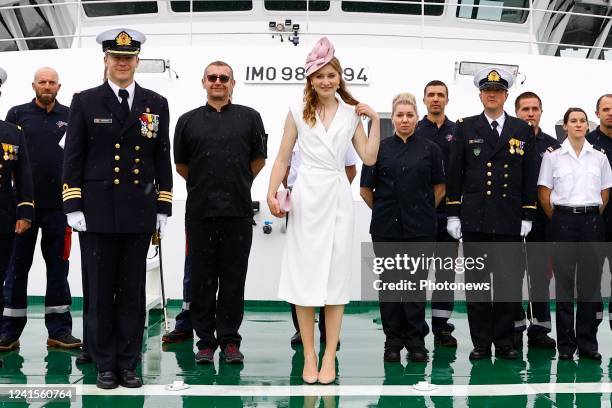 June 25, 2022 Her Royal Highness Princess Elisabeth christens the oceanographic research vessel Belgica in Ghent. The RV Belgica will play a key role...