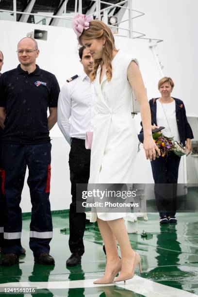 June 25, 2022 Her Royal Highness Princess Elisabeth christens the oceanographic research vessel Belgica in Ghent. The RV Belgica will play a key role...