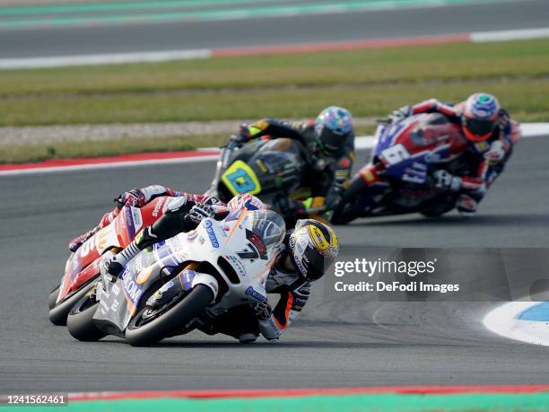 Pedro Acosta of Spain, RW Racing GP in action during the MotoGP of Netherlands - Race at TT Circuit Assen on June 26, 2022 in Assen, Netherlands.