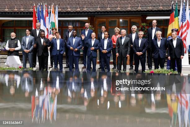 India's Prime Minister Narendra Modi , Canada's Prime Minister Justin Trudeau, South Africa's President Cyril Ramaphosa, France's President Emmanuel...