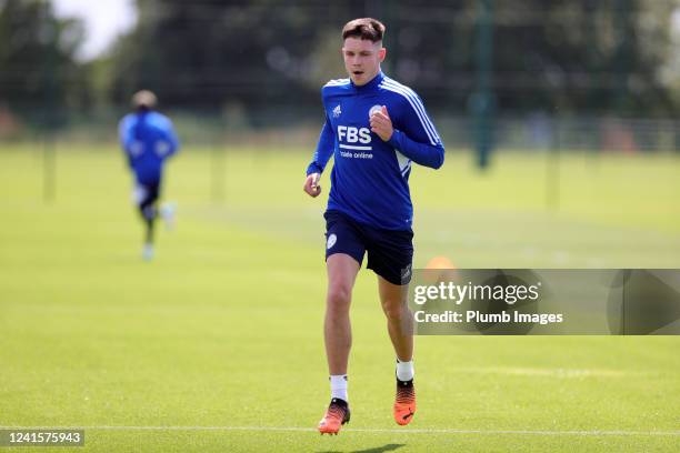 George Hirst of Leicester City during the Leicester City training session at Leicester City Training Ground, Seagrave on June 27th, 2022 in...