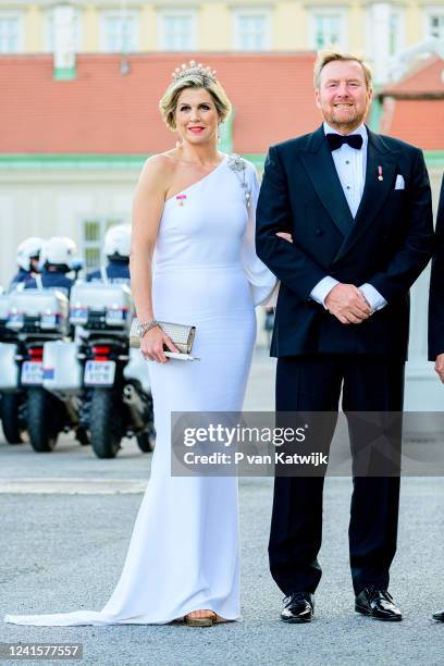 June 27: King Willem-Alexander of The Netherlands and Queen Maxima of The Netherlands attend an official state banquet hosted by President Alexander...