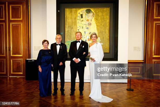 June 27: King Willem-Alexander of The Netherlands and Queen Maxima of The Netherlands attend an official state banquet hosted by President Alexander...