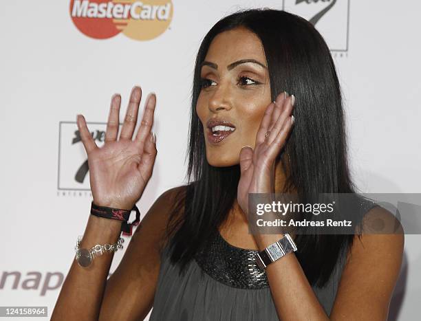 Sabrina Setlur attends the Music meets Media party at Grand Hotel Esplanade on September 8, 2011 in Berlin, Germany.