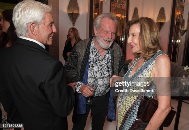 Simon Reuben, Terry Gilliam and Joyce Reuben attend the BFI Chair's Dinner awarding BFI Fellowships to James Bond producers Barbara Broccoli and...