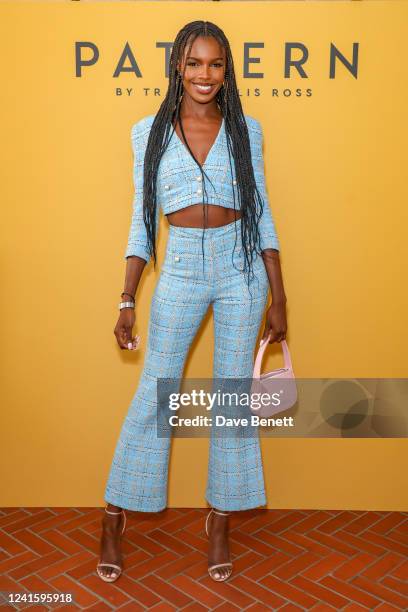Leomie Anderson attends the UK launch dinner of PATTERN Beauty, hosted by Founder/CEO Tracee Ellis Ross in celebration of the award-winning hair care...