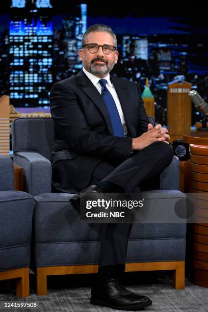 Episode 1680 -- Pictured: Actor Steve Carell during an interview on Tuesday, June 28, 2022 --