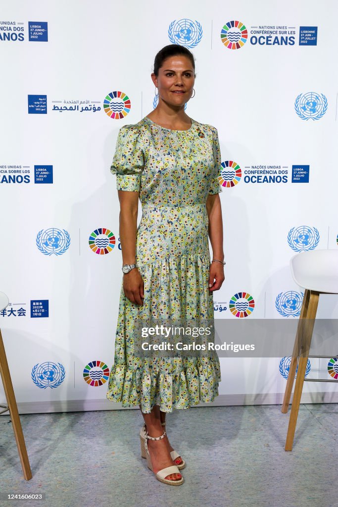 Day 2 - Crown Princess Victoria of Sweden Attends The UN "Ocean Conference" In Lisbon