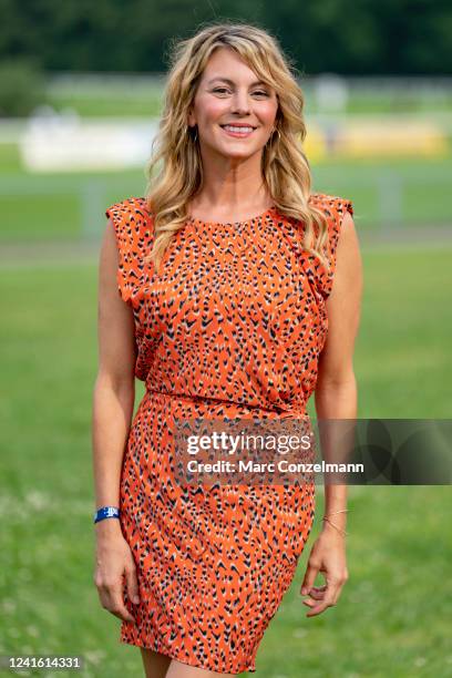 Luise Bähr attends the 75th Anniversary Celebration party of ndF at Galopprennbahn Riem on June 29, 2022 in Munich, Germany.
