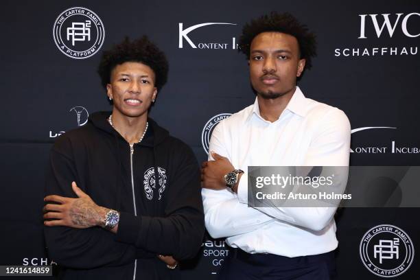 MarJon Beauchamp and Wendell Carter Jr. Attend a Draft Reception, hosted by Laureus Sport for Good USA and IWC in partnership with Kontent Incubator...