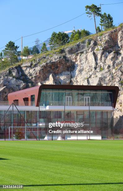 La Turbie, France Friendly Football Game AS Monaco vs. FC St. Gallen 1879 with new Performance Center, Headquarter, HQ, Fussball, Soccer, L1, Ligue...