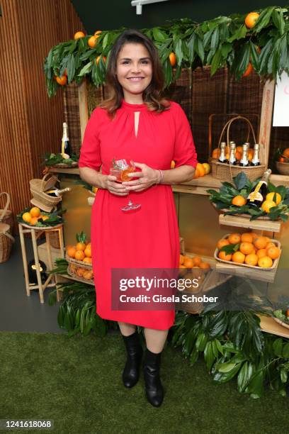 Katharina Wackernagel during the "Secret Garden" summer party by Chandon / Garden Spritz at Hartmanns on June 29, 2022 in Munich, Germany.