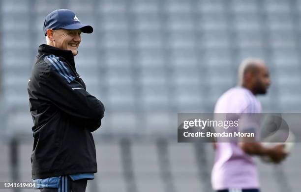 Auckland , New Zealand - 30 June 2022; Assistant coach Joe Schmidt during New Zealand rugby squad training at Eden Park in Auckland, New Zealand.