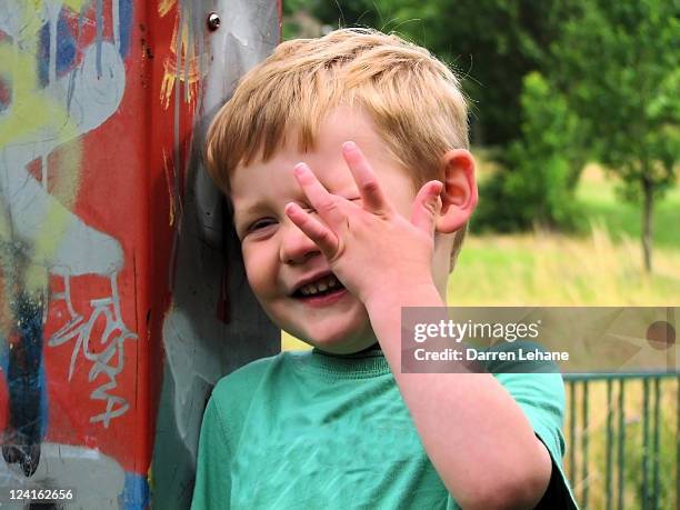 cheeky young boy - kid rubbing eyes stock pictures, royalty-free photos & images