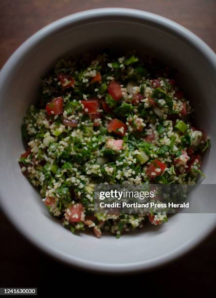Tabouli salad made with mint from Peggy Grodinsky's garden.