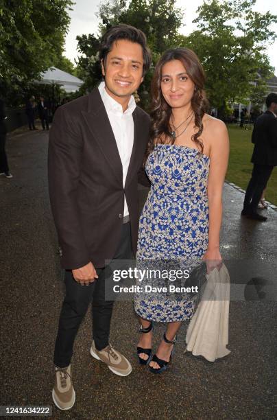 Aditya Mittal and Megha Mittal attend a private gathering with