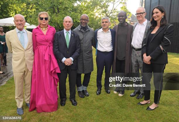 Lord Norman Foster, Lady Elena Ochoa Foster, Michael Bloomberg, Theaster Gates, Mayor of London Sadiq Khan, Sir David Adjaye, Hans-Ulrich Obrist and...