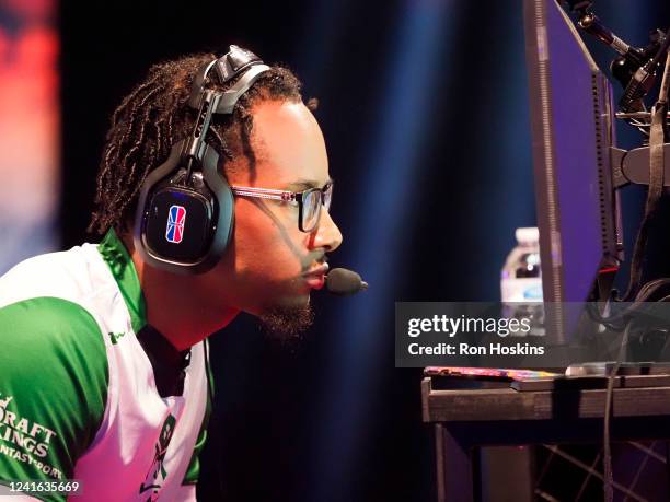 Of the Celtics Crossover Gaming looks on during the 2022 NBA 2K League Switch Open Tournament on June 30, 2022 at NBA 2K League Studio in...