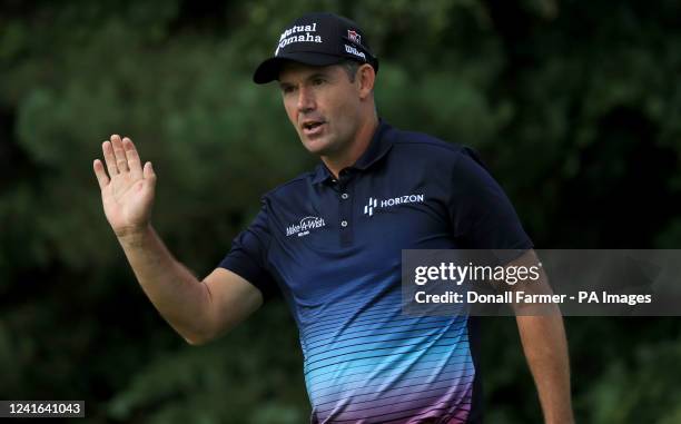 Irelands Padraig Harrington during day two of the Horizon Irish Open 2022 at Mount Juliet Estate, Thomastown, Co Kilkenny. Picture date: Friday July...