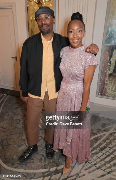 Alexis Ffrench and Angellica Bell attend the Nordoff Robbins O2 Silver Clef Awards at The Grosvenor House Hotel on July 1, 2022 in London, England.