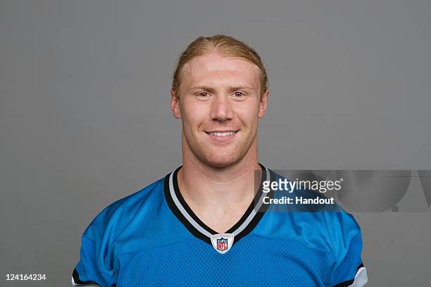 In this handout image provided by the NFL, Bobby Carpenter of the Detroit Lions poses for his NFL headshot circa 2011 in Detroit, Michigan.