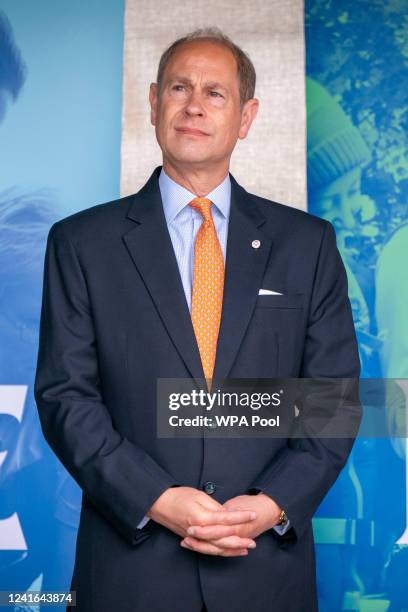 Prince Edward, Earl of Wessex hosts a Gold Award Celebration in the gardens of the Palace of Holyroodhouse, Edinburgh, for Duke of Edinburgh Gold...