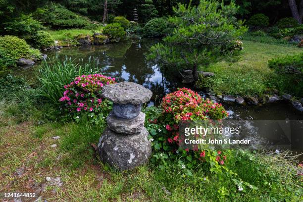 Kagetsutei Garden Museum - the Japanese garden that opened in 2018 after renovation of the sake brewery Nabe Sanhonten formerly owned by the Hoshino...