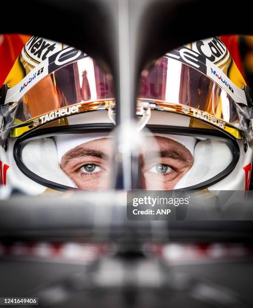 Max Verstappen during practice 2 ahead of the F1 Grand Prix of Great Britain at Silverstone on July 1, 2022 in Silverstone, England. REMKO DE WAAL