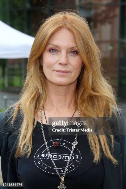 Esther Schweins during the Eurominds Economy Summit at Bucerius Law School on July 1, 2022 in Hamburg, Germany.