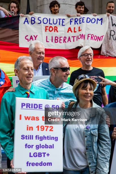 Gay Liberation Front veterans including Peter Tatchell prepare to mark the 50th anniversary of the first UK Pride march in 1972 by retracing their...